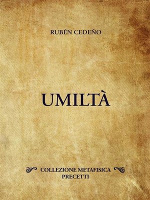 cover image of Umiltà